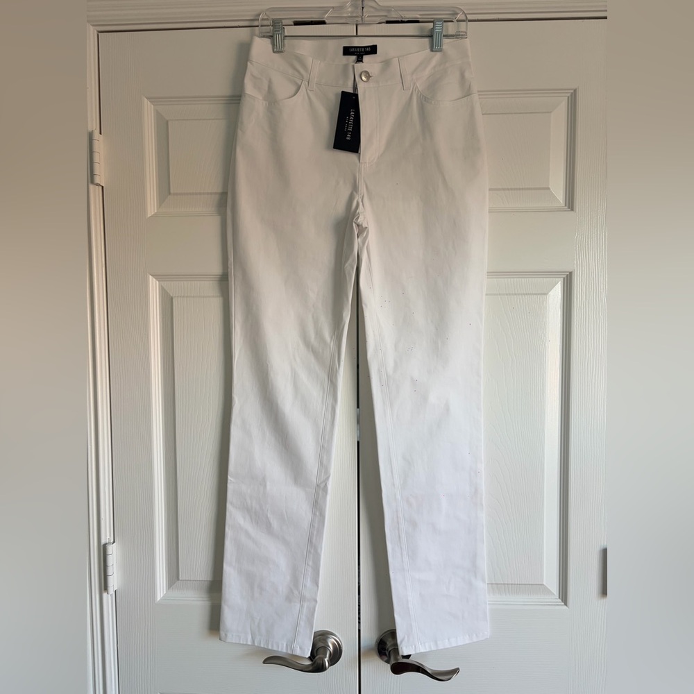 Lafayette 148 New York White Women's Jeans